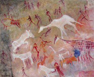 Peinture de Meryl QUIGUER: The Hunt