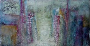 Peinture de Bernard CHOPIN : la citée des brumes