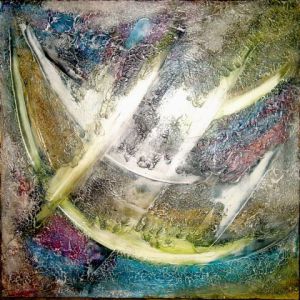 Peinture de Bernard CHOPIN : grandes lunes