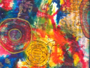 Peinture de ANTOINE MELLADO: Paysage imaginaire -11-