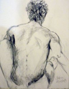 Dessin de Christelle Larson: Nu