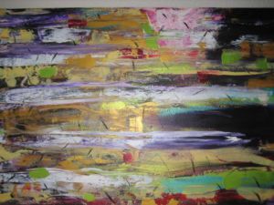 Peinture de Bettina Coz: Passage des âmes