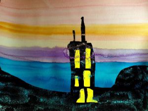 Peinture de BRIGITTE BASPEYRAS: lumière