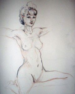 Dessin de Christelle Larson: Emilie 3