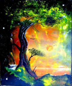 Peinture de willx: souvenir d'une femme