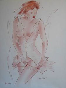 Peinture de MICHEL GAMBIER: Les bas