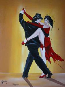 Peinture de MICHEL GAMBIER: L'Argentine