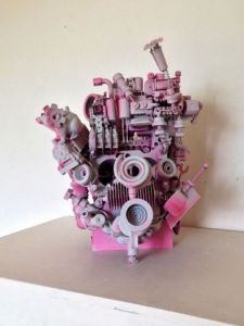 Sculpture de Coma: crane de carbu