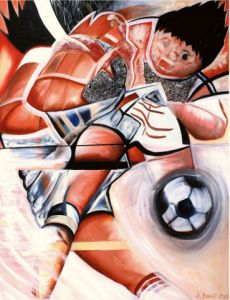 Peinture de Myriam Bonnet: OLIVE ET TOM'ART