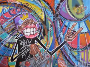 Peinture de antu: Ghetto blaster!