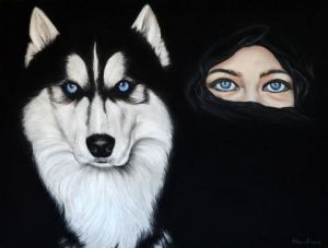 Dessin de Helene Roux: Regard Nordique