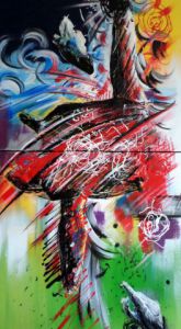 Peinture de CHANTAL LE GUILLARME: Urgence du signe