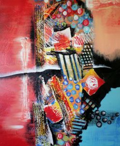 Peinture de CHANTAL LE GUILLARME: Urgence du signe