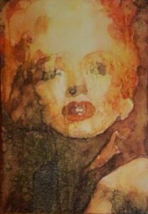 Peinture de Doowmee: Les larmes de marylin