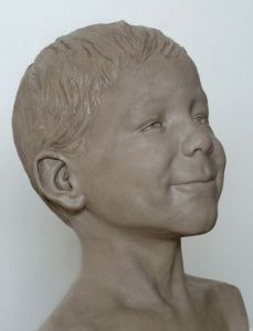 Sculpture de Laurent mc sculpteur portrait: Enfant