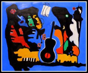 Oeuvre de Monique Bossicart: Cabaret espagnol