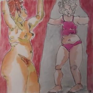 Dessin de Patricia PONS ENGELS: danse