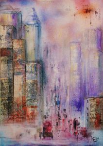 Peinture de Felix: Ambiance Metropolitaine