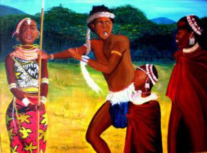 Peinture de ALAIN FAURE: MASAÃ NANAS