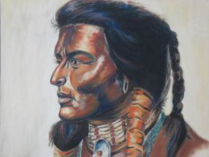 Oeuvre de nathalie maisonneuve: l' indien