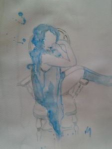 Oeuvre de ISA: la vie en bleu