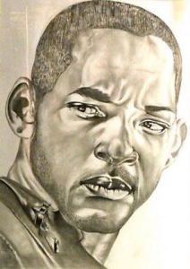 Dessin de Ferge charly: Portrait Will Smith 