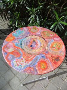 Peinture de carole zilberstein: le chemin des rêves