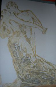 Peinture de Cristina Contilli: L'amore può durare il tempo di un valser (anche se lo si dipinge d'oro)