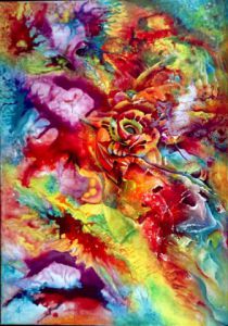 Peinture de Francis Cortes: Cascade