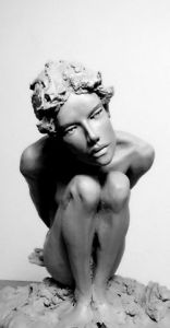 Sculpture de MOWA: Chrysalide (toujours en cours)