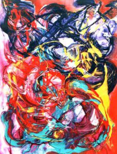 Peinture de Elle Bory : Magma