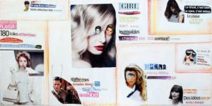 Collage de Myriam Bonnet: Languages suprêmes