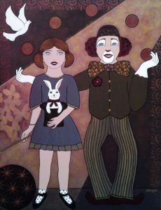 Peinture de CATHAJEK: Grock Circus