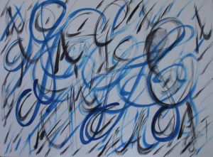 Peinture de Jeannette ALLARY: DEAMBULATIONS