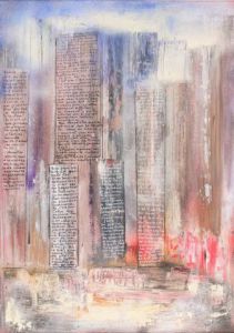 Peinture de Felix: UNIVERS URBAIN