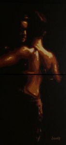 Peinture de guionie jean: pas de deux