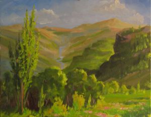 Peinture de Manu Fromont: La chute