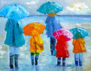 Peinture de Chantal  Urquiza: COUSINS COUSINES 