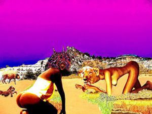 Art_numerique de jean joinaile: La chasse