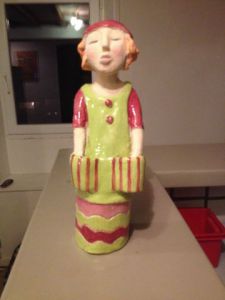 Sculpture de monique josie: poil de carotte