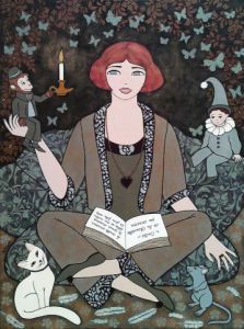 Peinture de CATHAJEK: Contes de la Chandelle