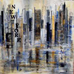 Peinture de VERONIKA L: souvenir from New York