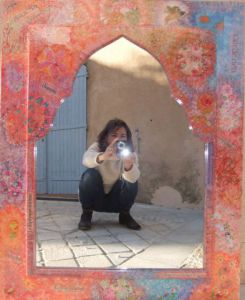 Peinture de carole zilberstein: dyptique intime