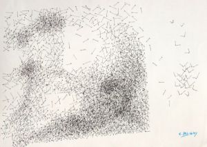 Peinture de Christian Bligny: L' envol