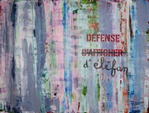 Peinture de Christian Bligny: Mur