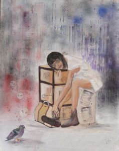 Peinture de Felix: REVE DE VOYAGE  