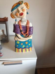 Sculpture de monique josie: coquette