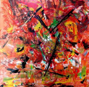 Peinture de Elle Bory : ABSOLOM II