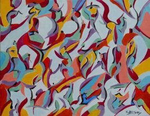 Peinture de Christian Bligny: Etude pour 