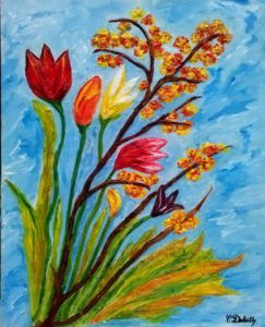 Peinture de Catherine Dutailly: Pour toi !